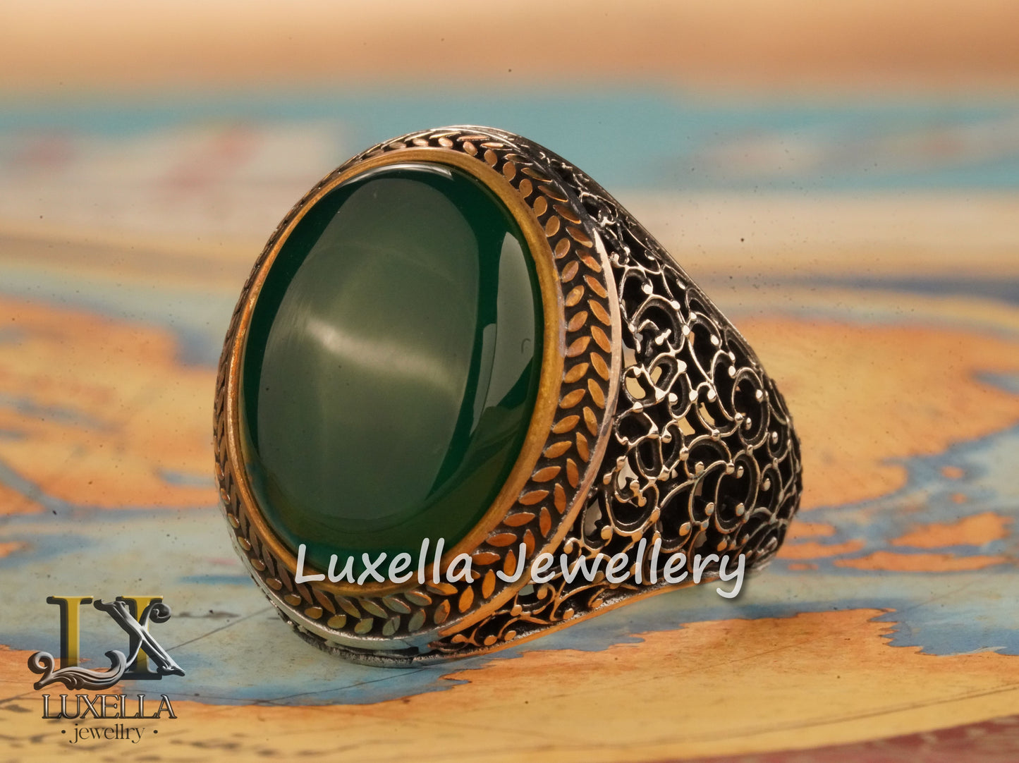 Sterling Silver Men's Onyx Ring - Timeless Jewelry for Bold Style