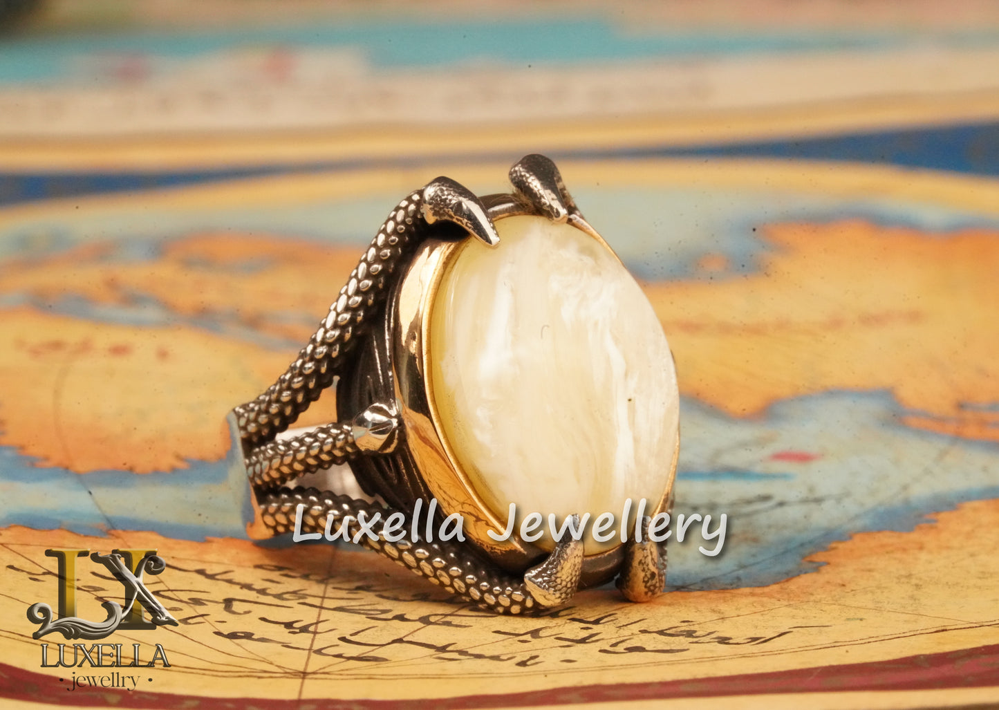 Marble Stone Ring