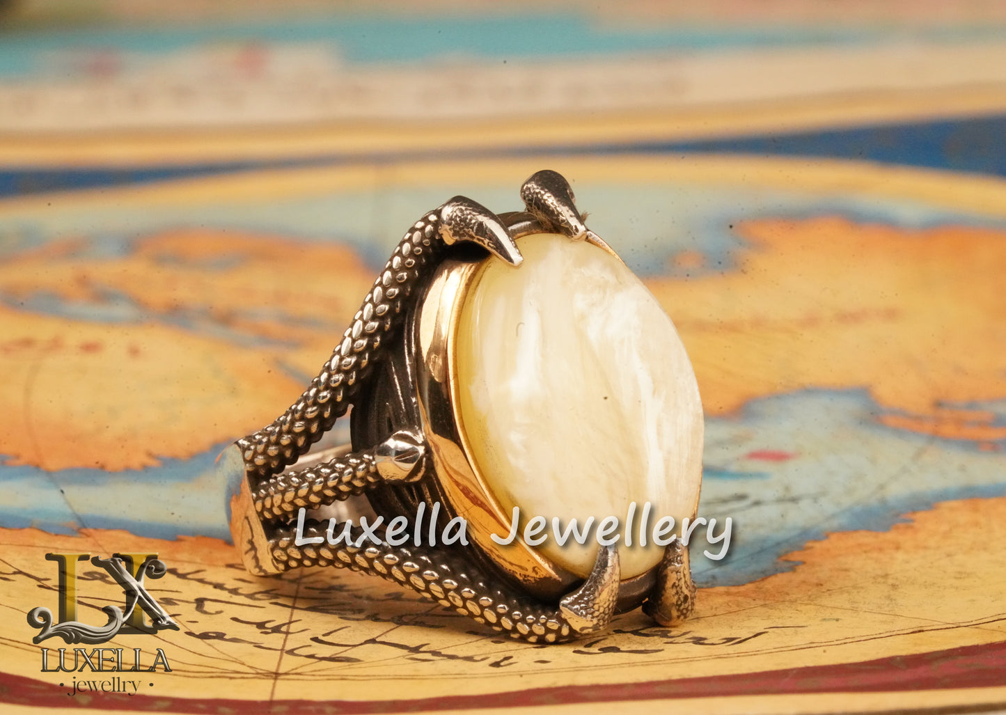 Marble Stone Ring