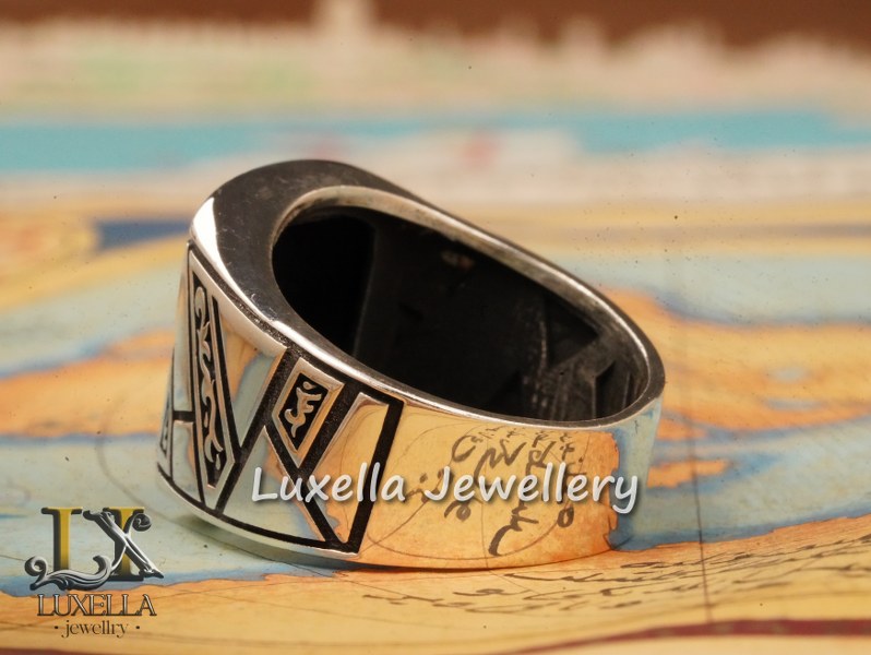 Sterling Silver Tiger's Eye Men's Ring - Handcrafted Unique Silver Ring for Men